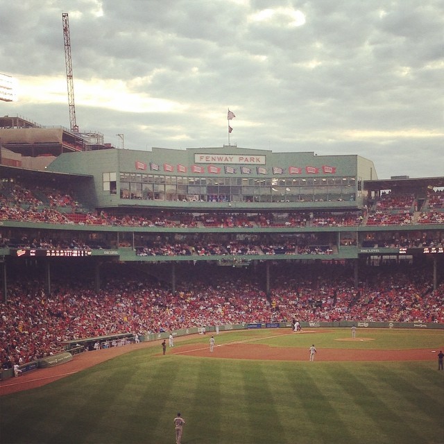 Fenway for the evening #Boston #redsox